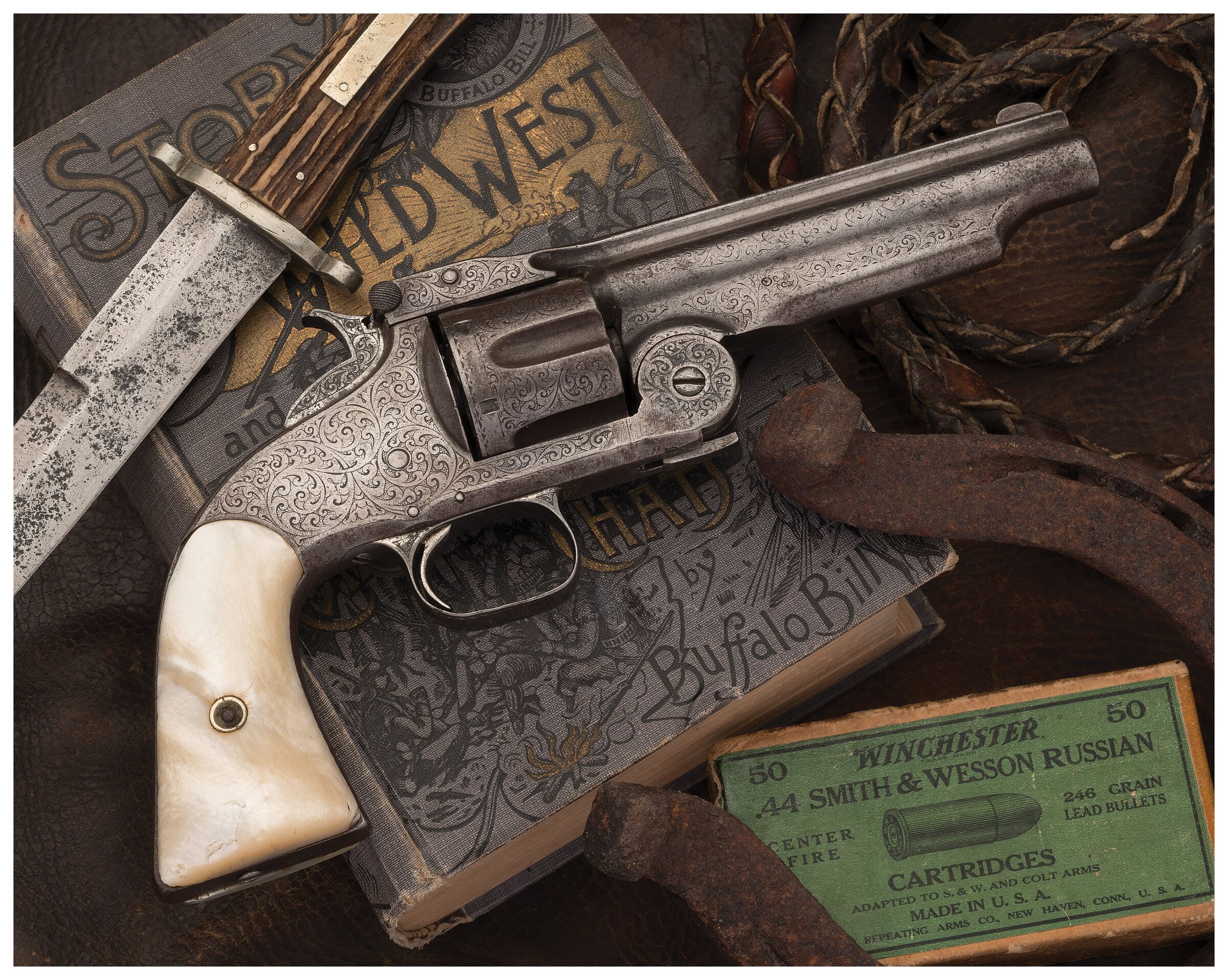 Factory Exhibition Engraved S&W No. 3 American Revolver | Rock