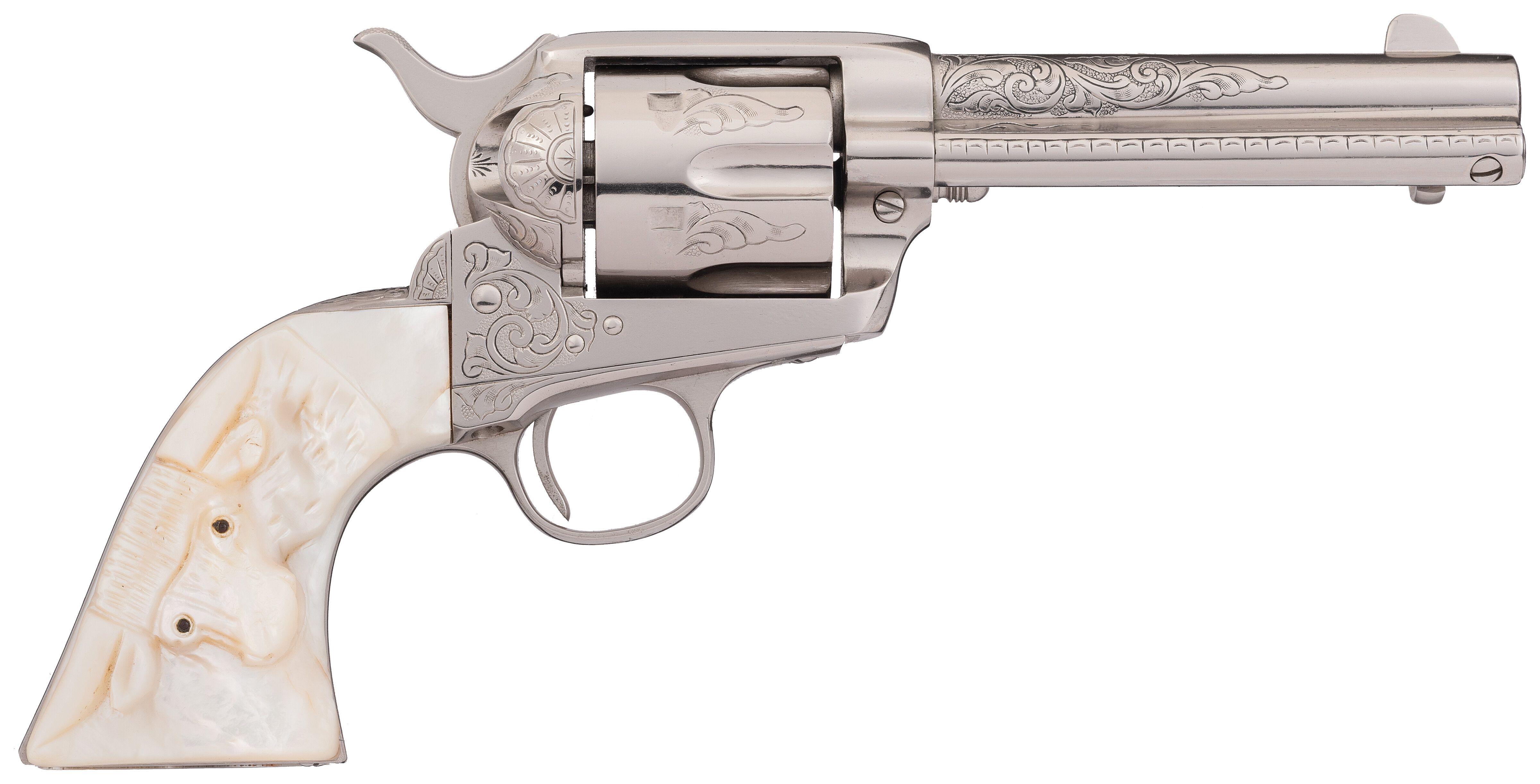 David Wade Harris Engraved Colt Single Action Army Revolver | Rock ...