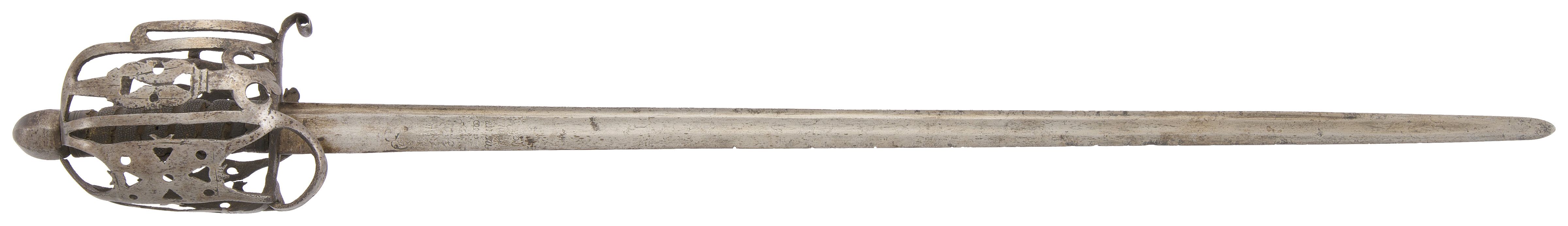 Early Backsword Early/Mid-18th Century Scottish Basket Hilted Backsword | Rock Island ...