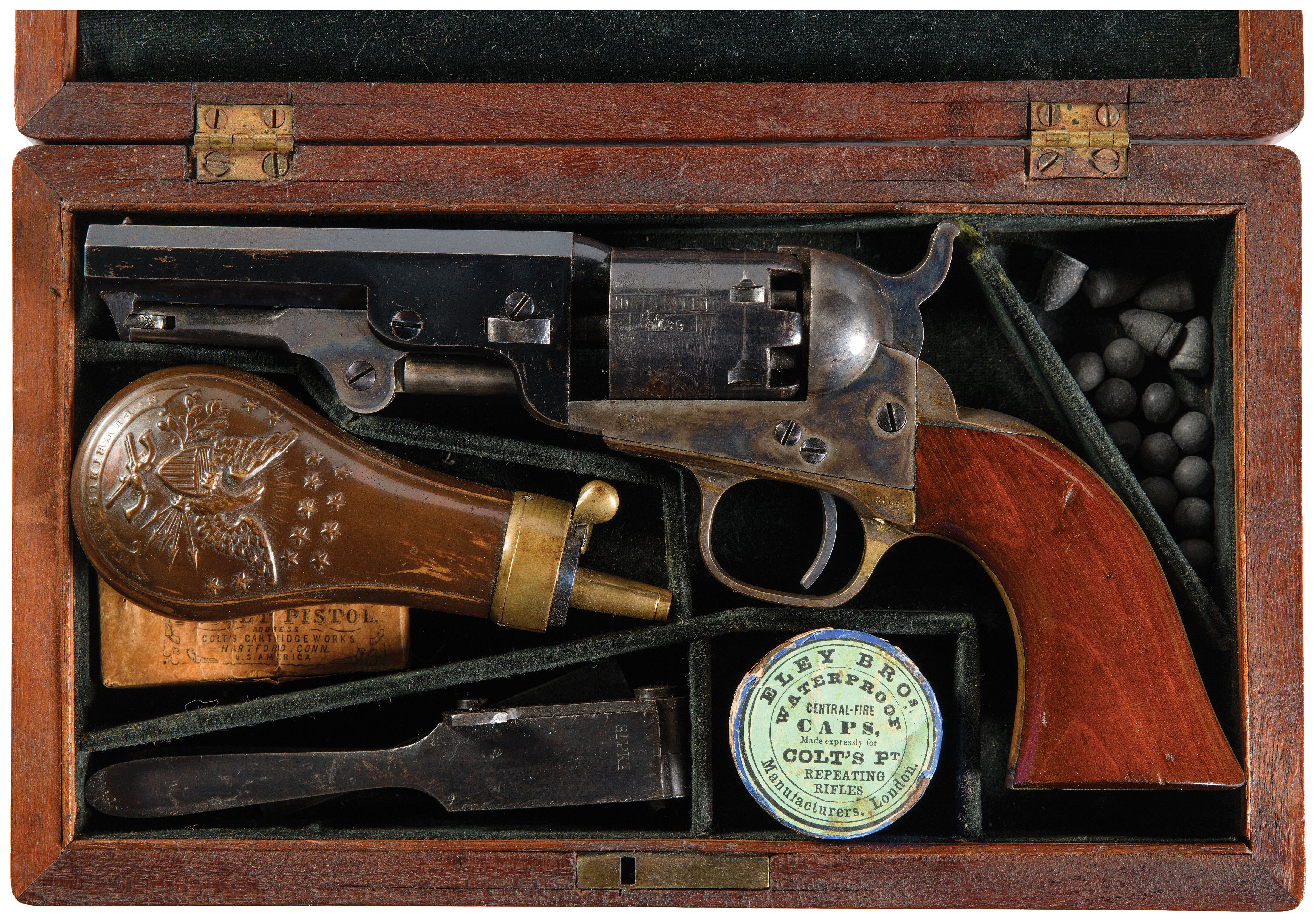 Cased Colt Model 1849 Pocket Percussion Revolver | Rock Island Auction