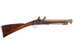 Sold at Auction: AN INTERESTING BRASS-BARRELLED FLINTLOCK BLUNDERBUSS  PISTOL BY JOHN WATERS, CIRCA 1785, serial no. 239