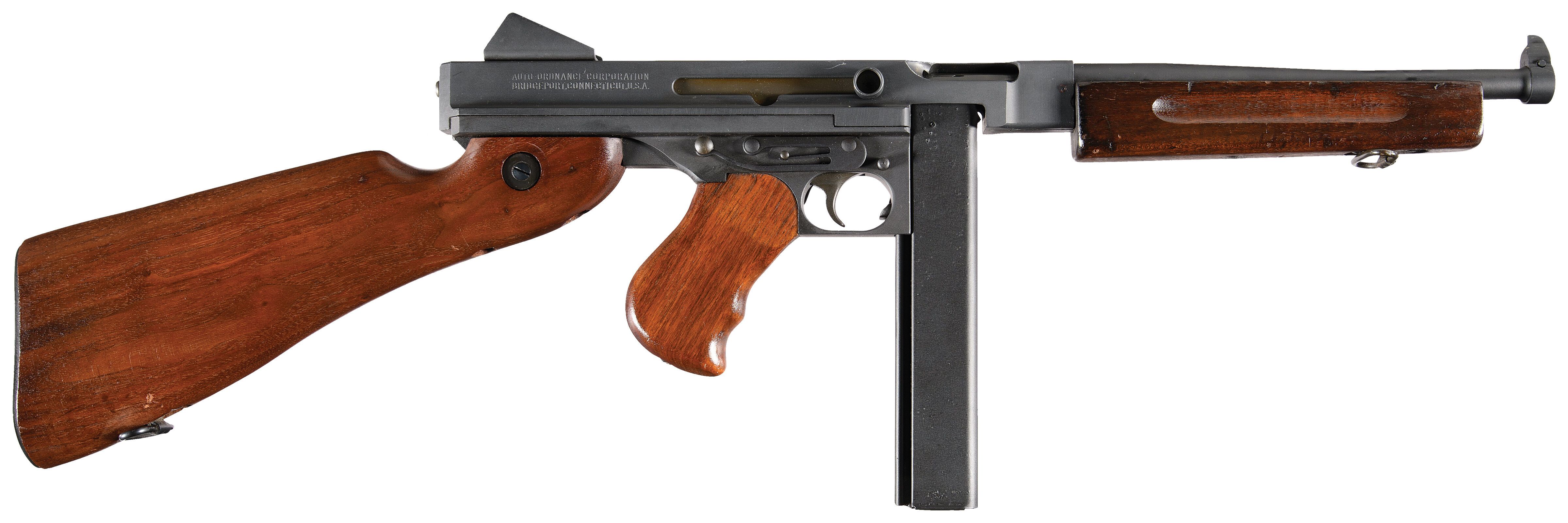 U S Auto Ordnance M1A1 Thompson Class III/NFA C R Machine Gun Rock U S Auto Ordnance M1A1 Thompson Class III/NFA C R Machine Gun Rock