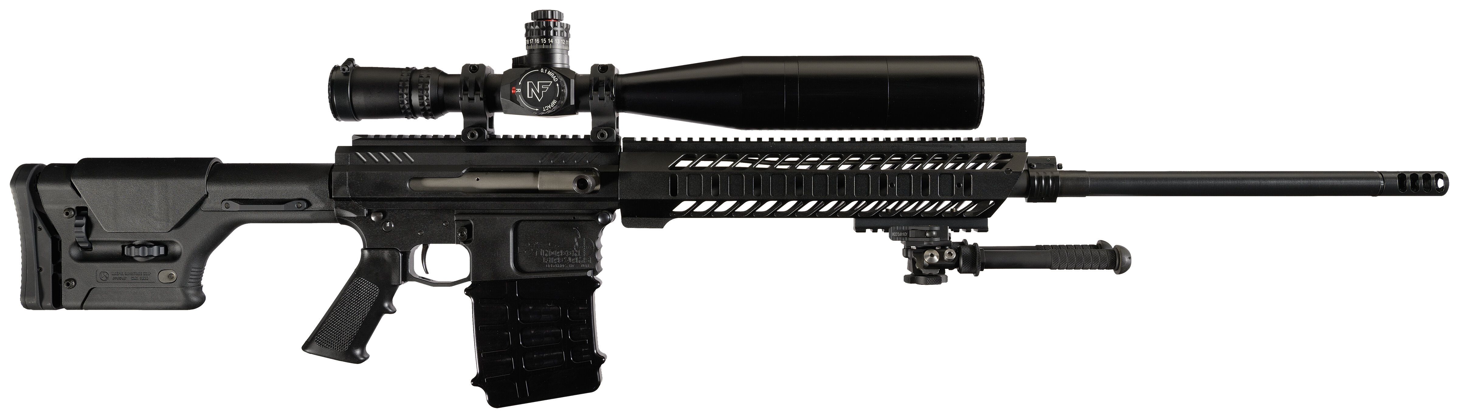 Noreen Firearms LLC. Bad News Rifle with Nightforce Scope | Rock Island ...