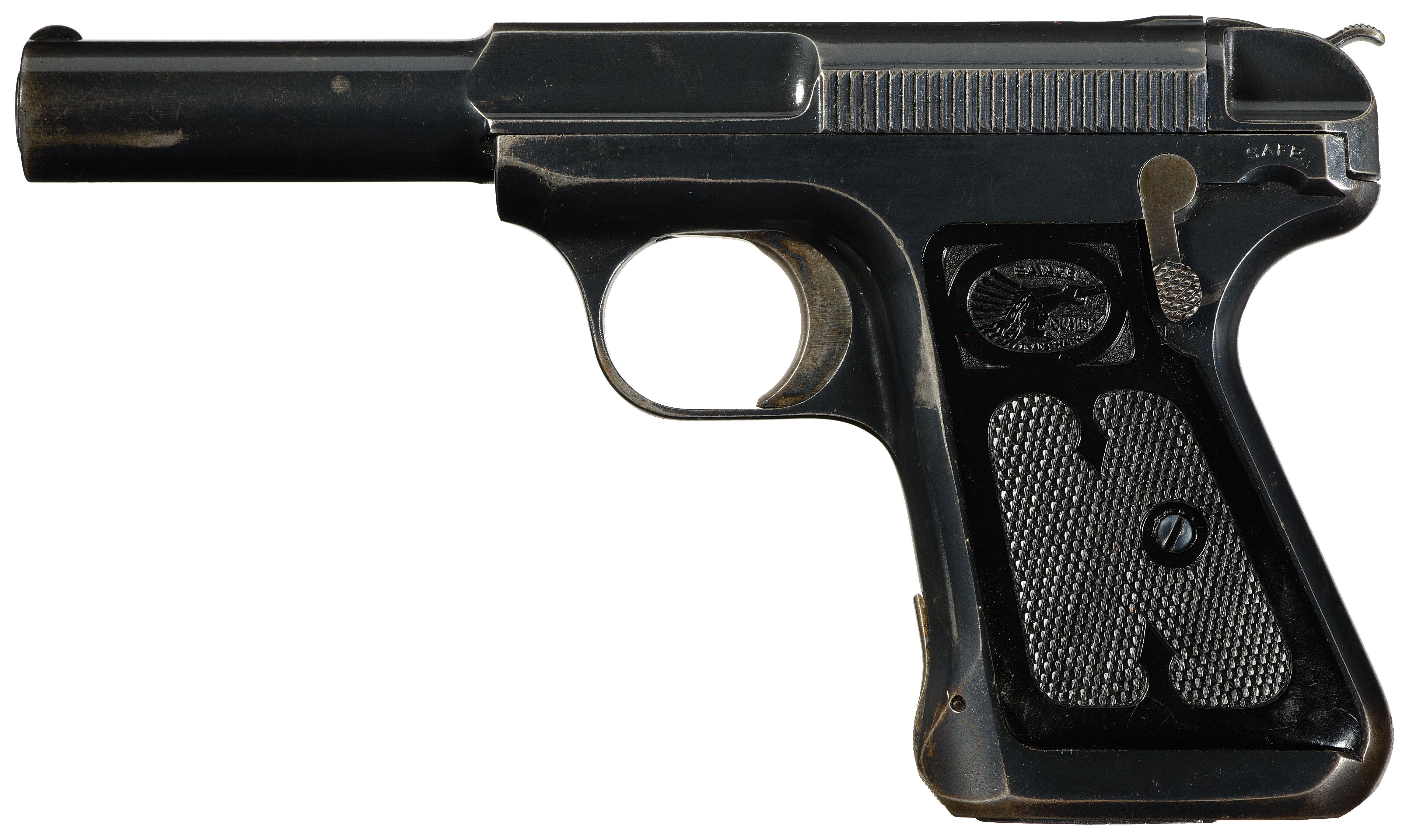 British Proofed Savage Model 1917 Semi-Automatic Pistol | Rock Island ...