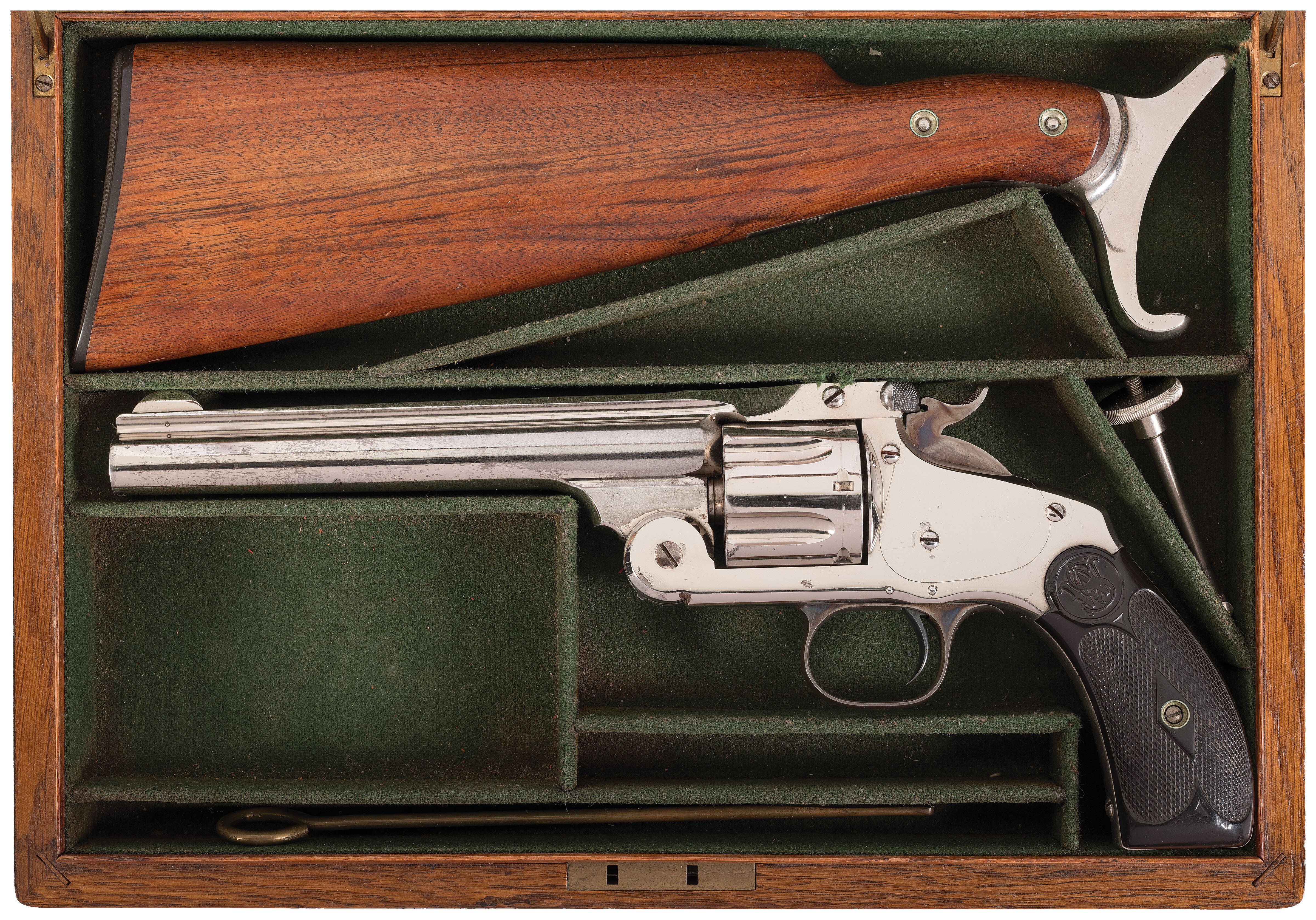 Smith & Wesson New Model No. 3 Revolver with Stock | Rock