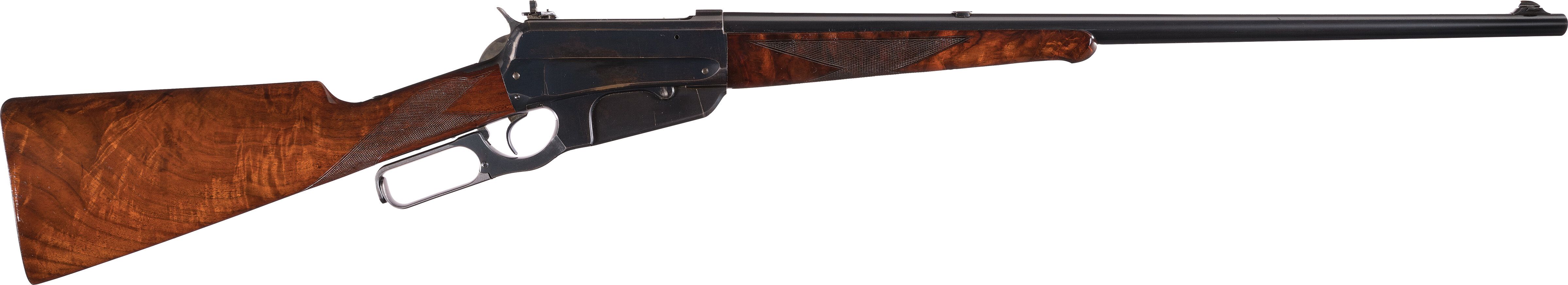 Winchester Deluxe Model 1895 Lever Action .405 WCF Rifle | Rock Island ...