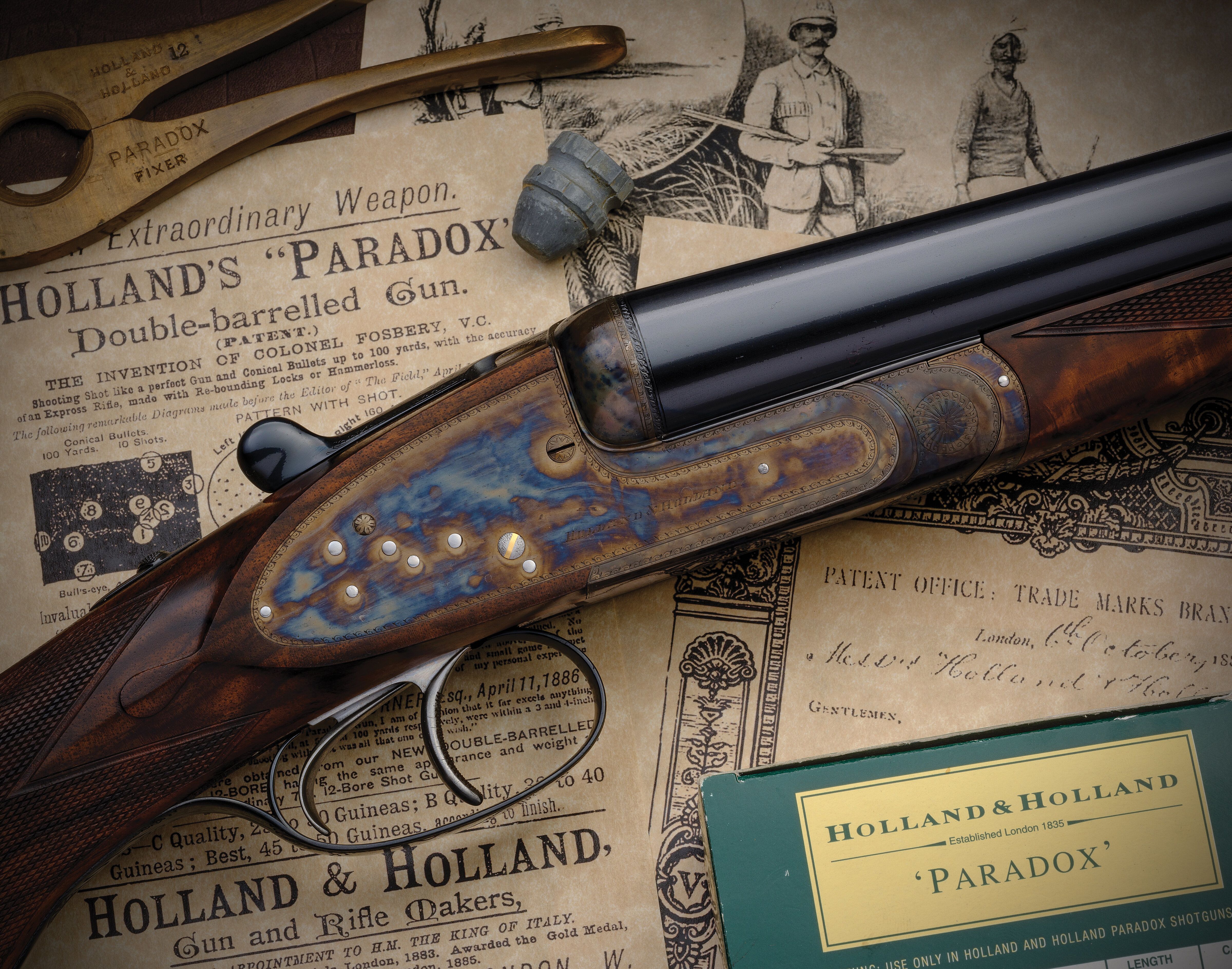 Holland & Holland Royal Hammerless Ejector Paradox Gun | Rock