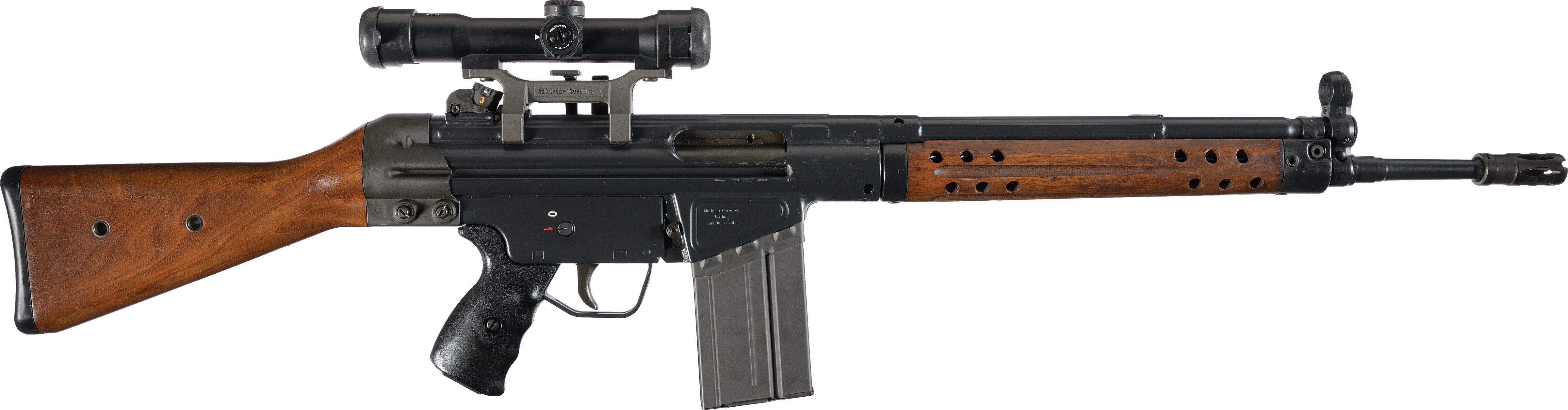 Pre-Ban Heckler & Koch HK91 Semi-Automatic Rifle with Scope | Rock ...