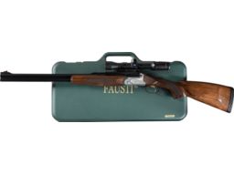 Decor Engraved Fausti Class Express Rifle with Zeiss Scope
