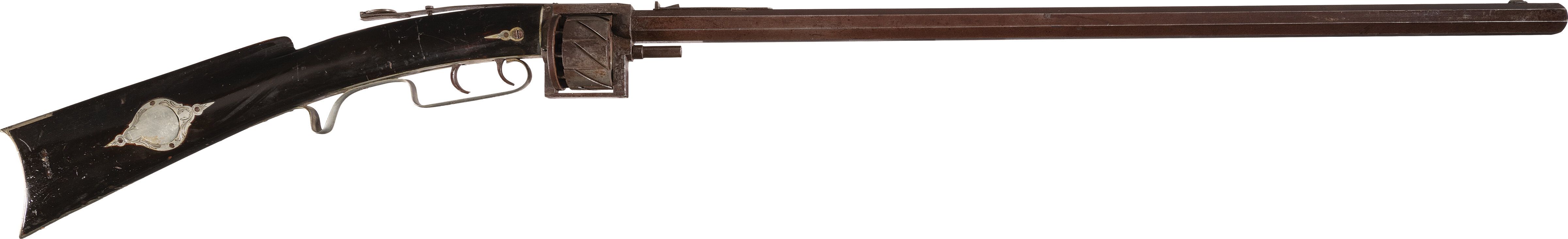 Whittier Revolving Rifle Rock Island Auction