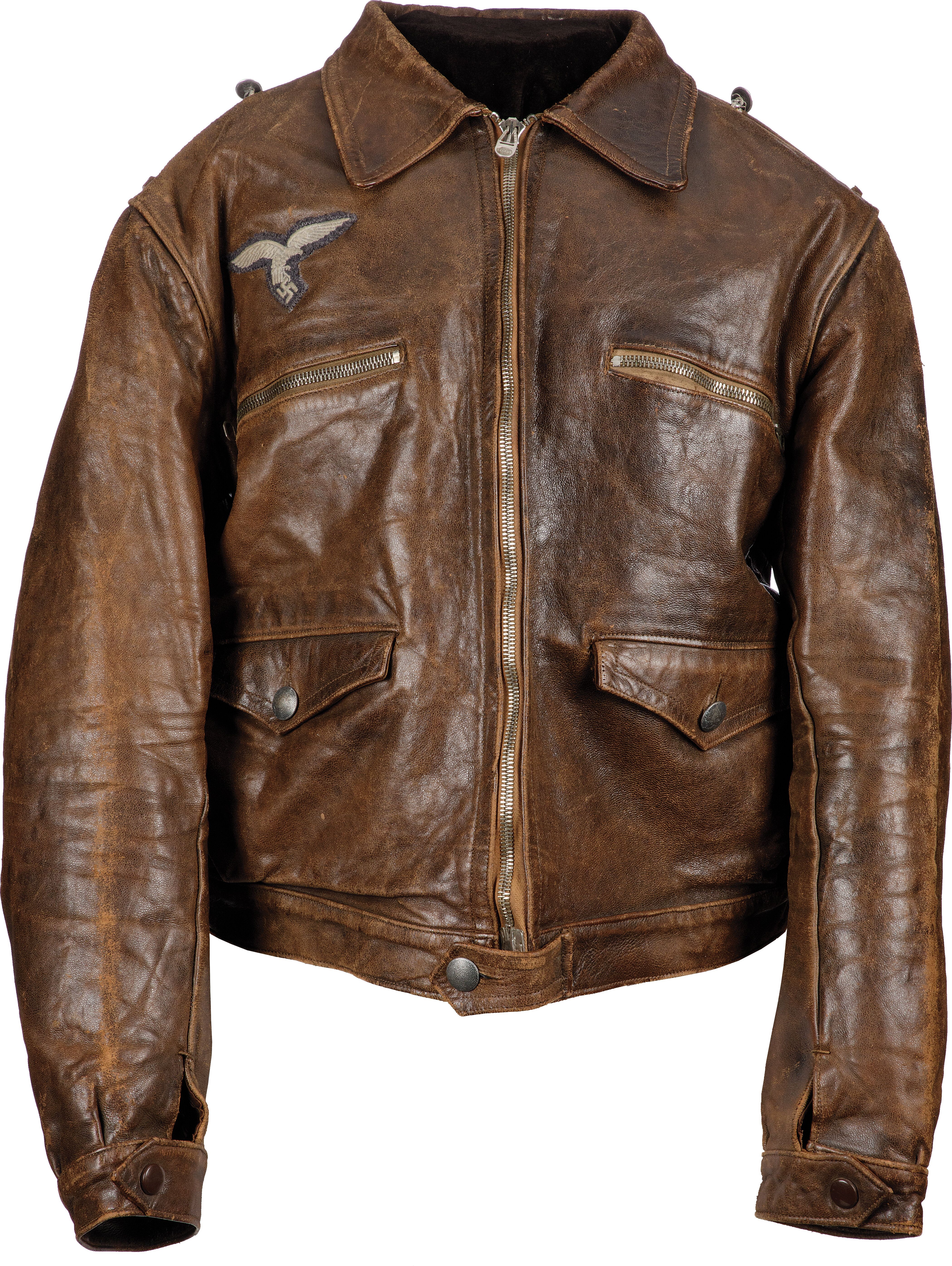 WWII Luftwaffe Ace Josef Priller's Leather Flight Jacket