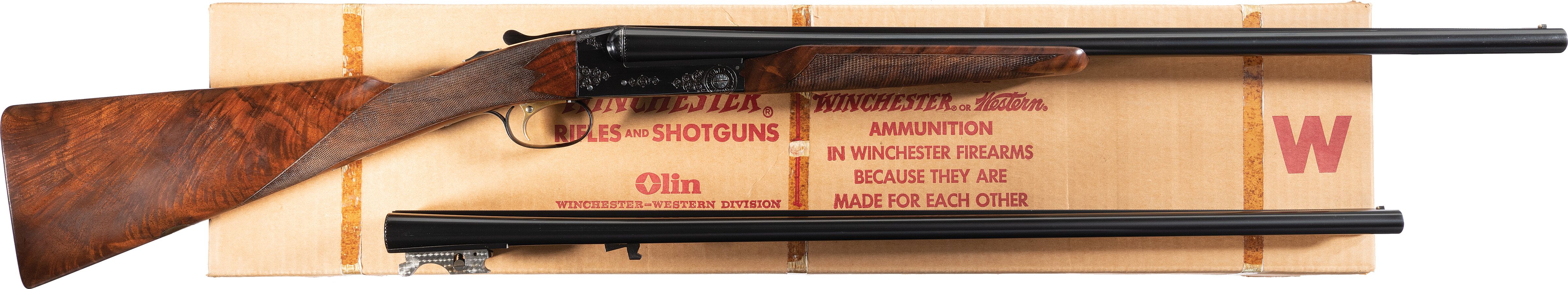 Winchester 20 Gauge Model 21 Double Barrel Shotgun 2 Barrel Set Rock