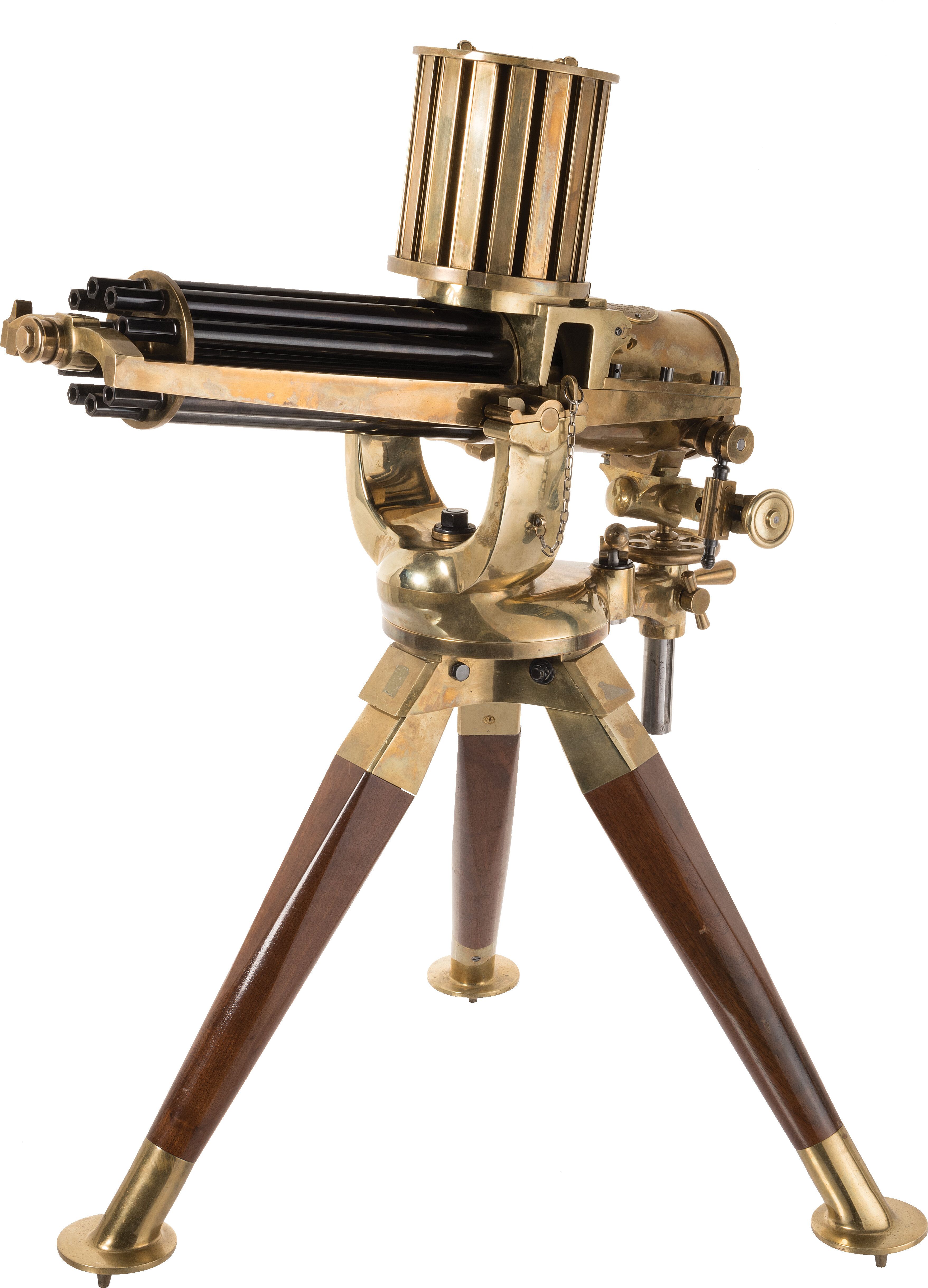 Functional Scale Model of the 1874 Gatling Gun Rock Island Auction