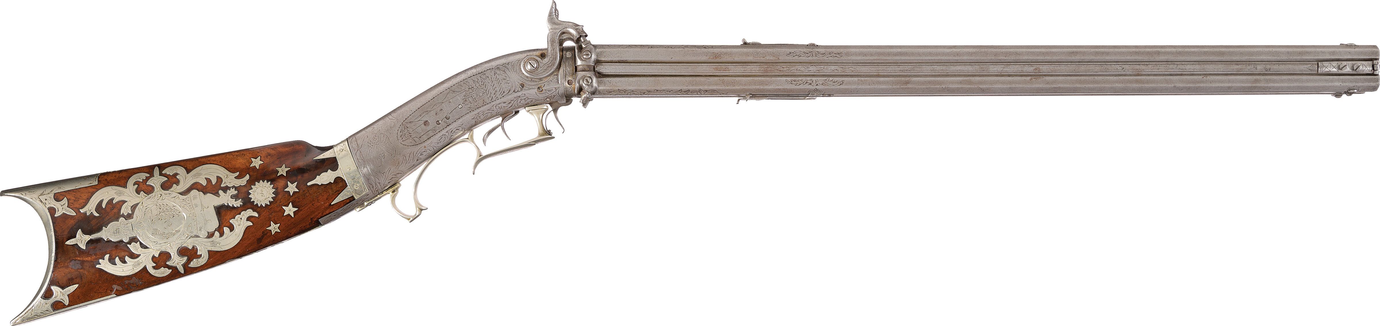 Whitmore Four Barrel Swivel Breech Percussion Combination Gun | Rock ...