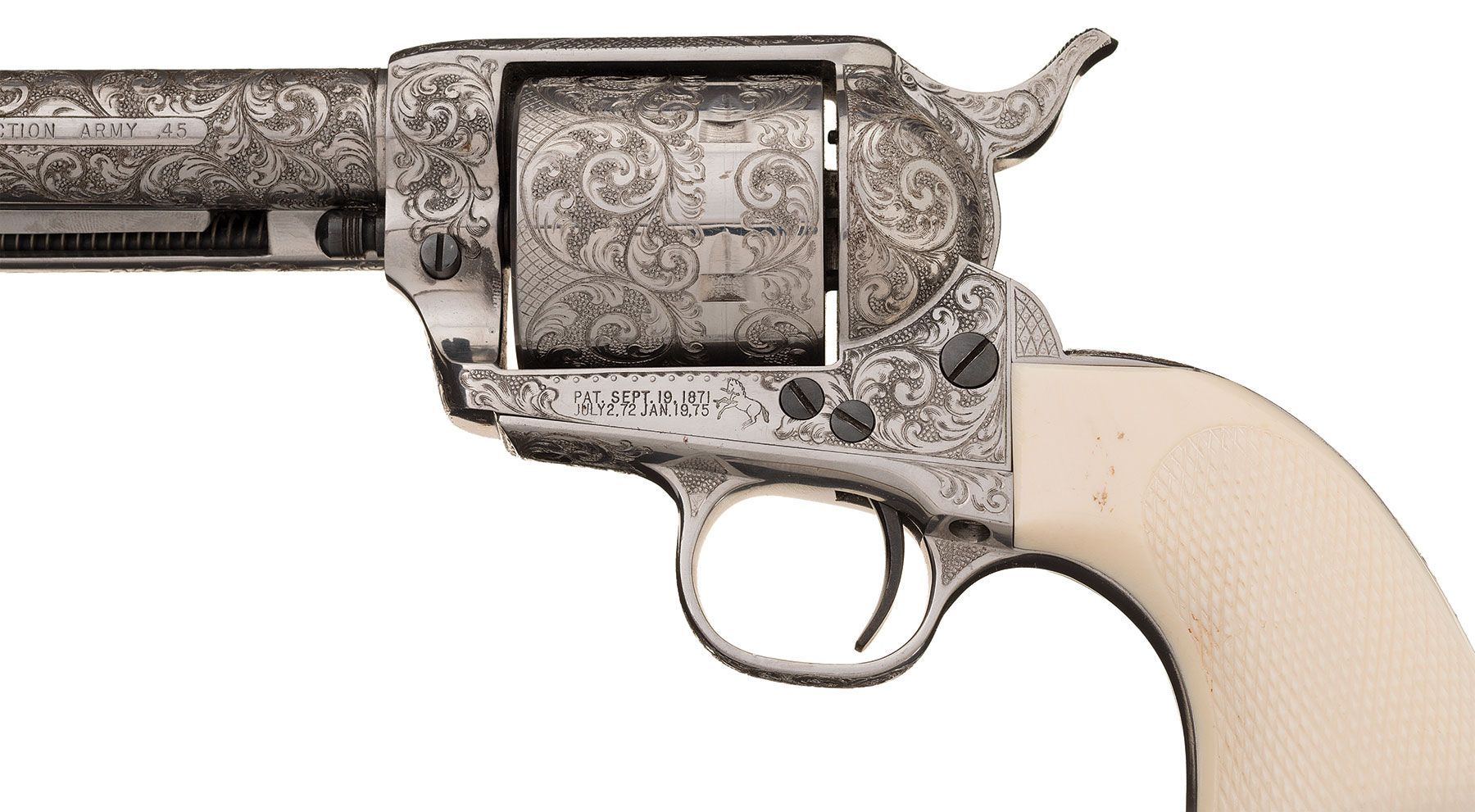 Collector Colt Single Action Army Revolvers With Master Engraving | Rock Island Auction