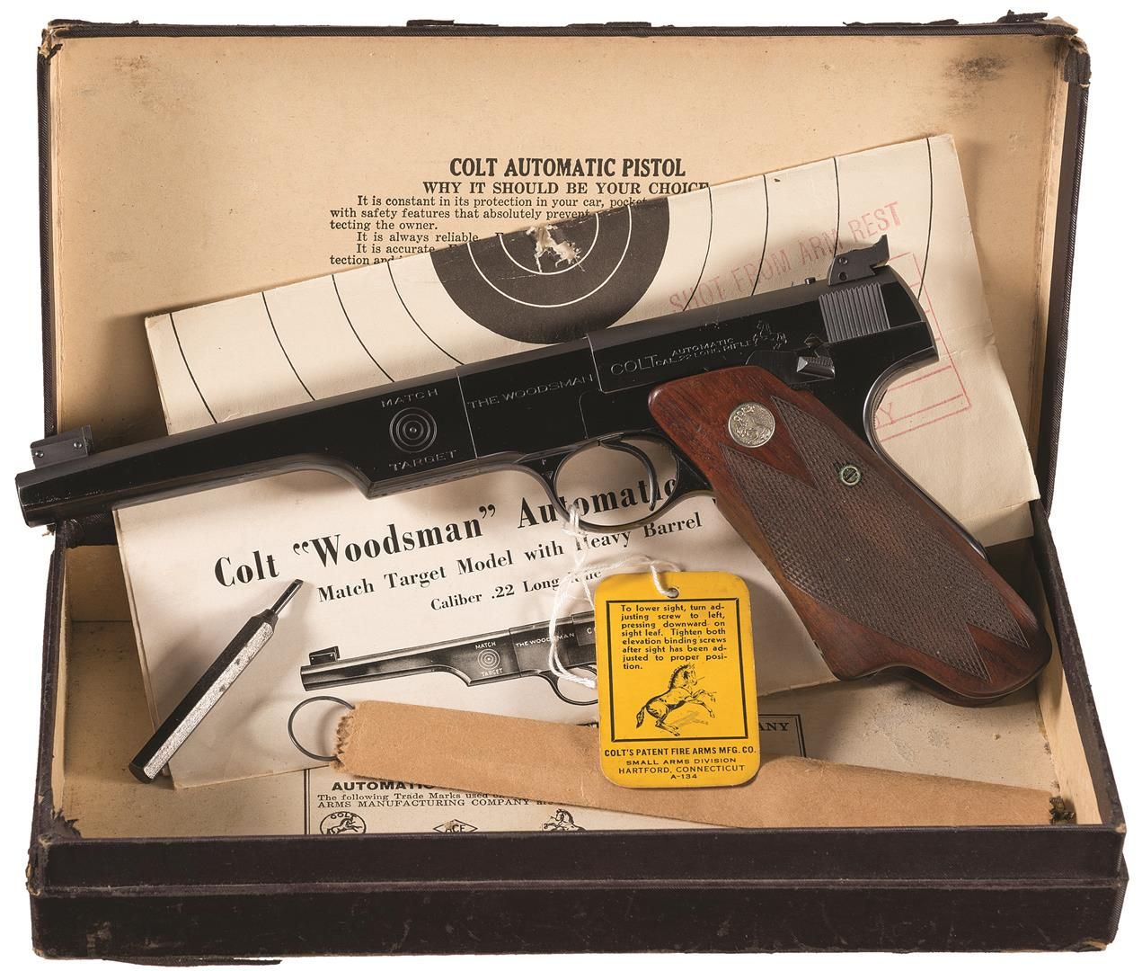 Colt Woodsman Pistols at Auction ‘Museum-Quality’