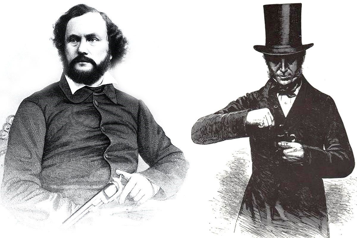 Revolver Showdown: Samuel Colt’s 1851 Navy vs. Robert Adams’ Double Action