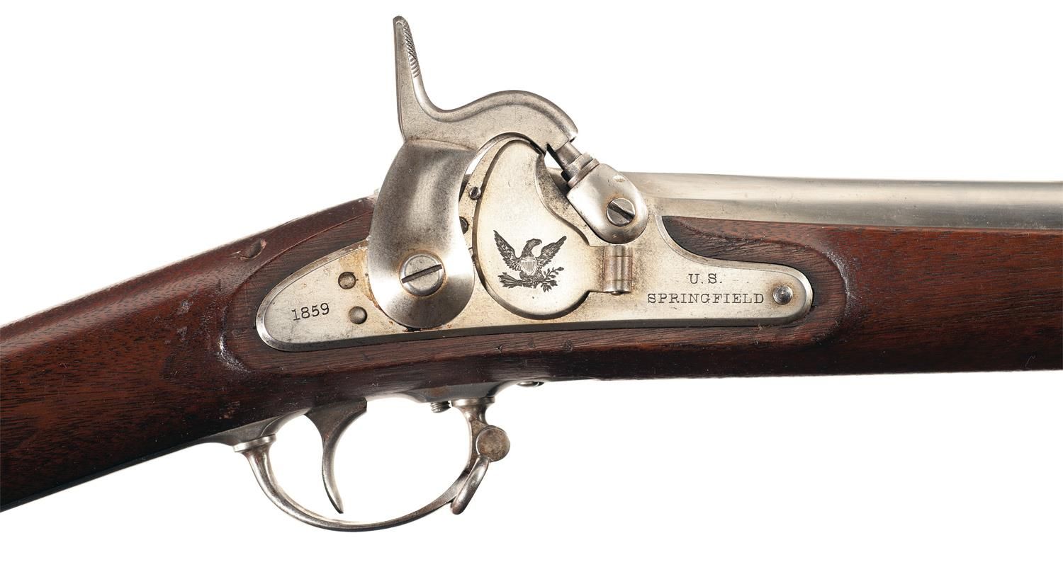 Maynard Priming device on Springfield Model 1855