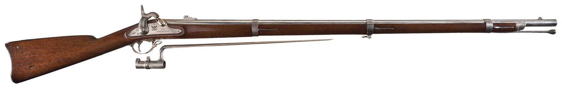 Civl War Springfield Model 1861 rifled musket