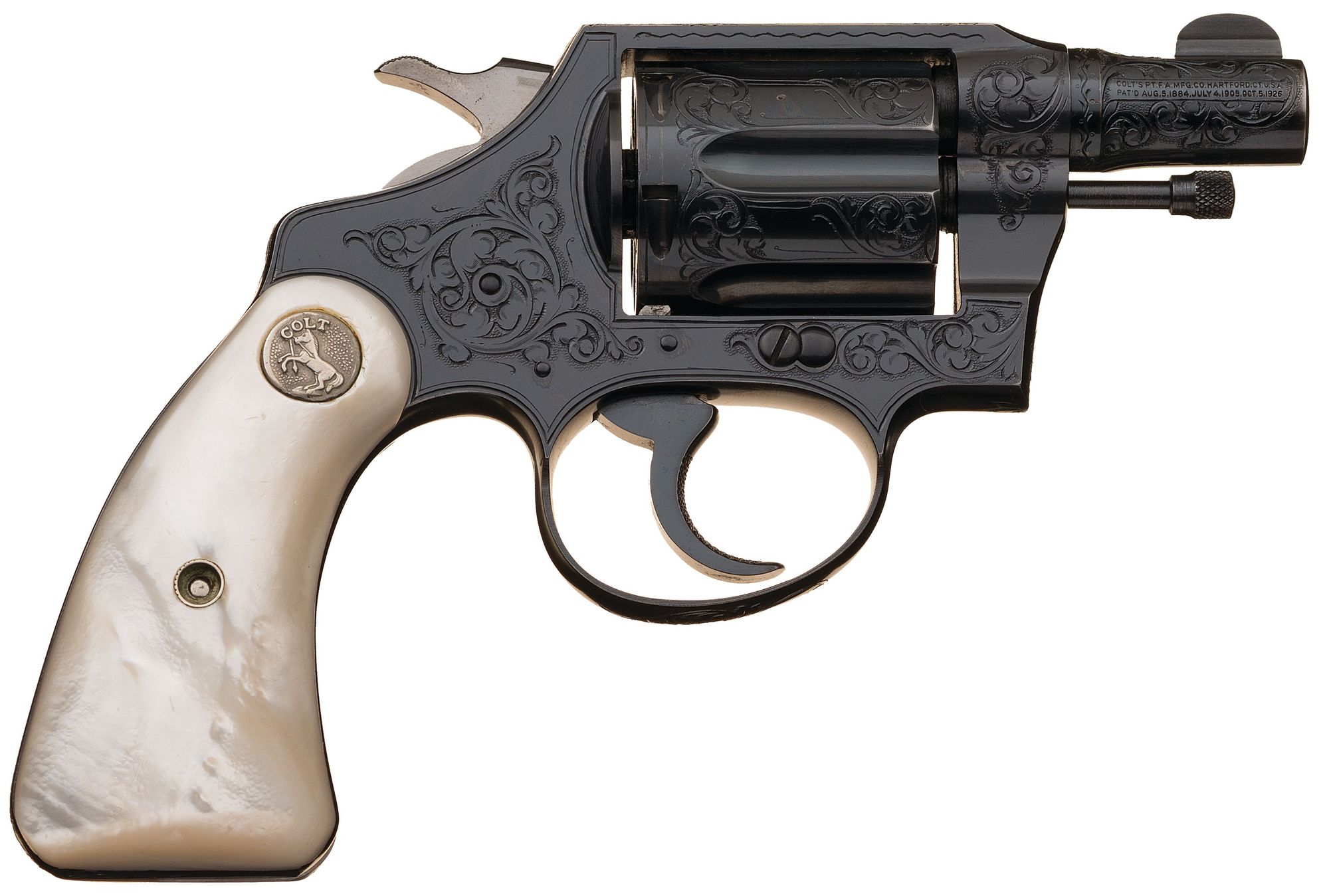 Factory Engraved 1st issue Colt Detective Special