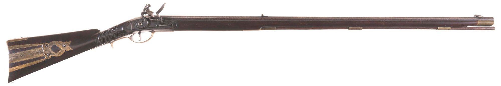 Lot 4192: Mike Brooks Contemporary New England Flintlock Rifle