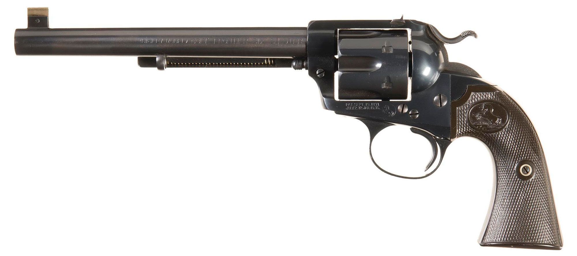 Antique Colt Bisley Flattop Target Frontier Six Shooter Revolver