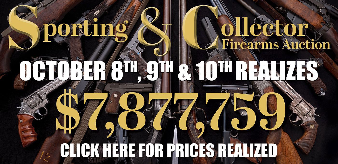 October Sporting & Collector Auction Realizes Over $7M!