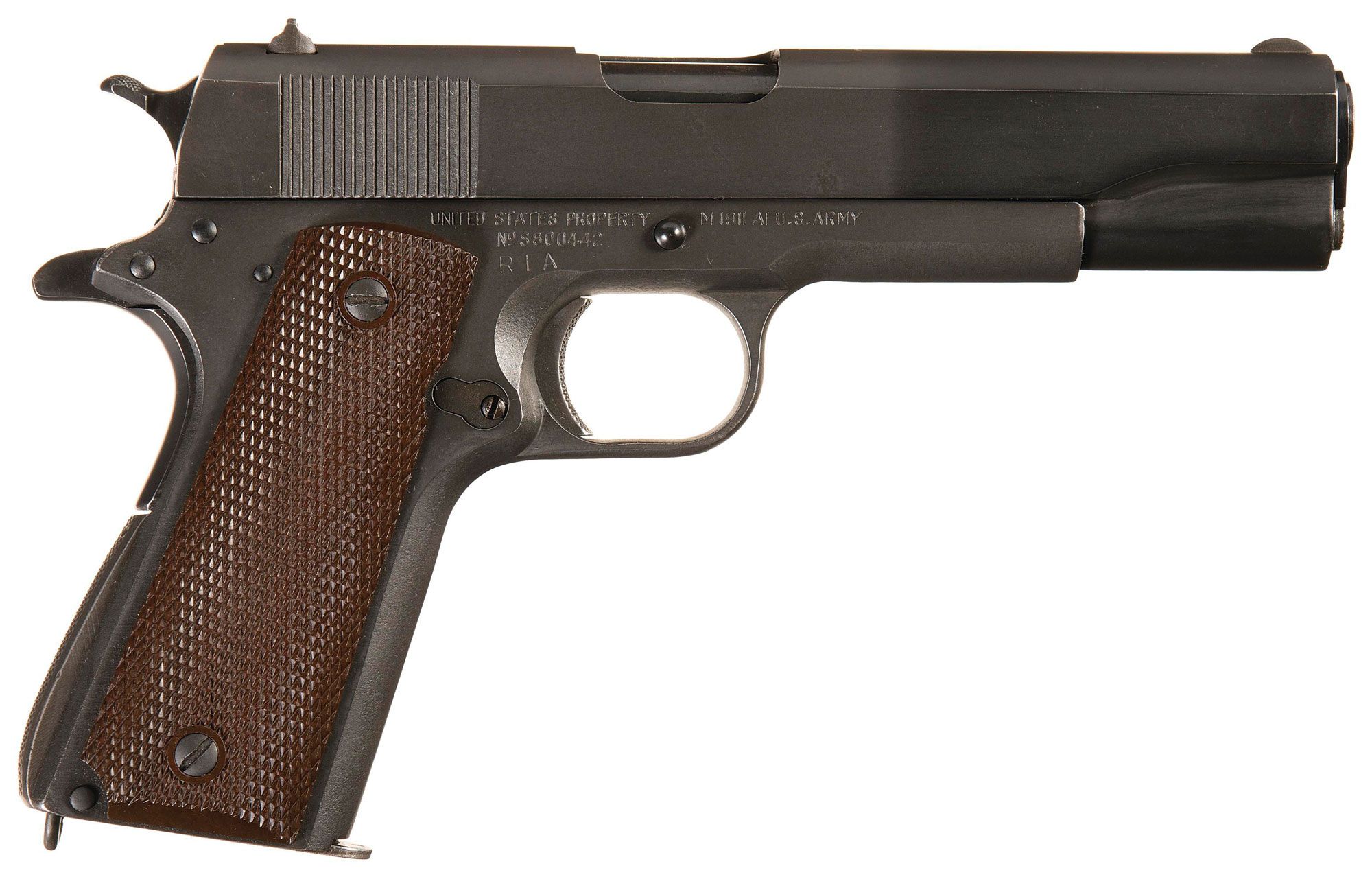 Lot 2876: U.S. Singer Model 1911A1 Semi-Automatic Pistol
