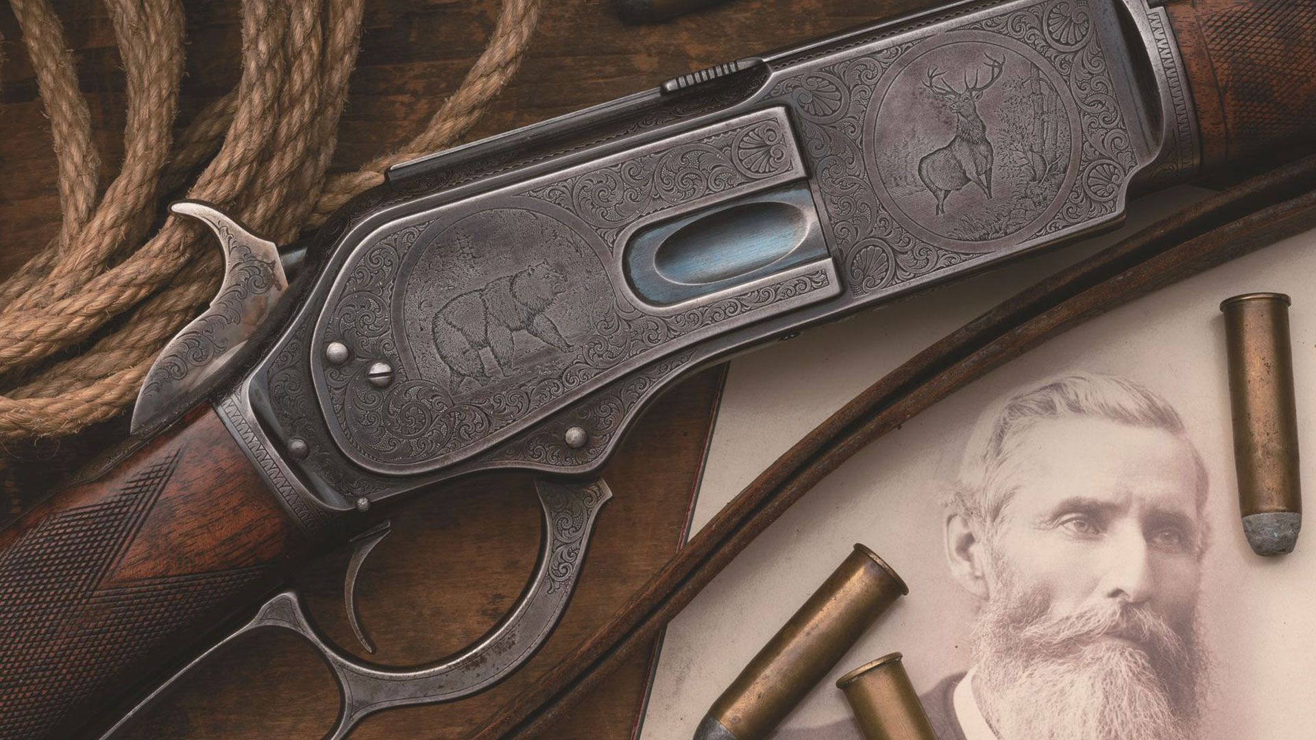 Granville Stuarts Winchester 1876 Rifle being sold at auction