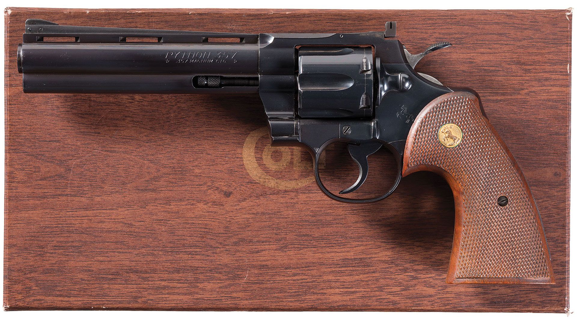 Colt Firearms Python Display Case Plaque 