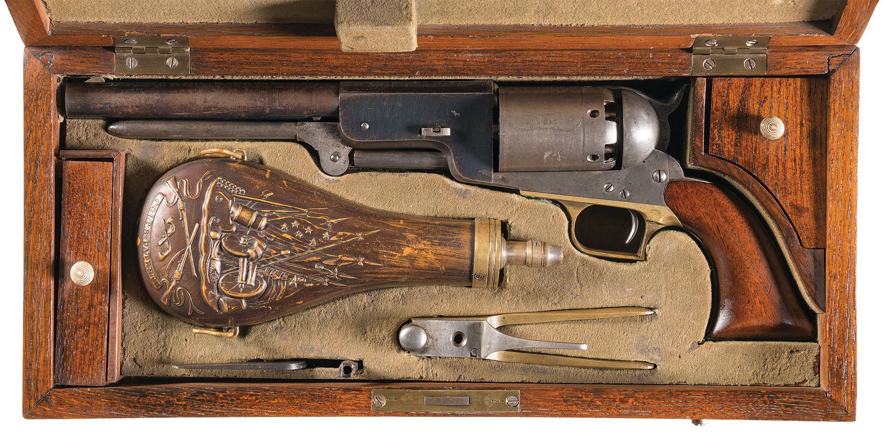 Cased Colt Civilian Walker Revolver, “The Danish Sea Captain Walker”