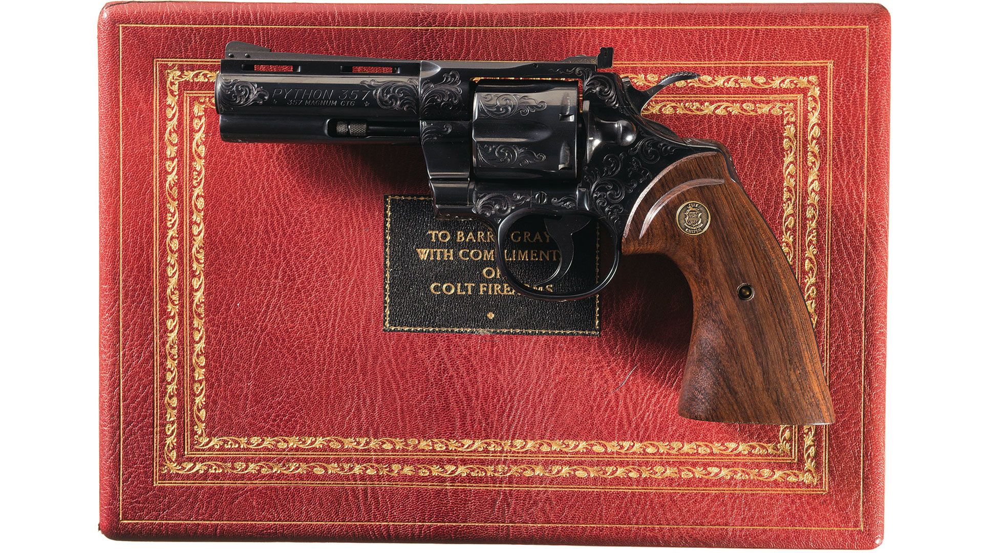 Colt Firearms Diamondback Display Case Plaque 
