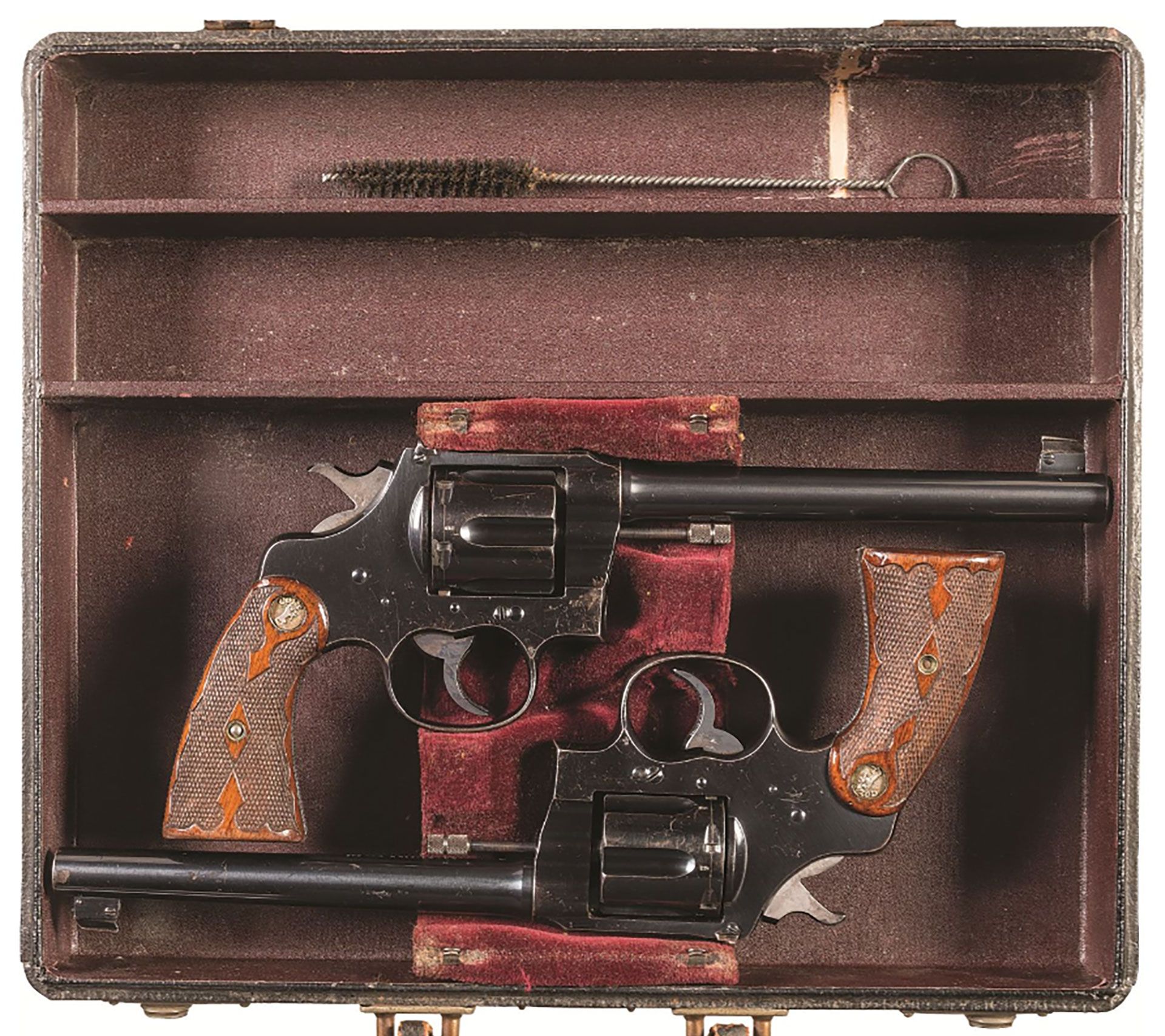 One-Pair-of-Colt-New-Service-Flatop-Target-Revolvers