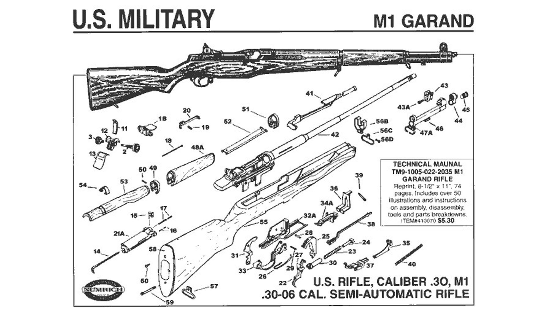 Detailed-diagram-of-M1-Garand