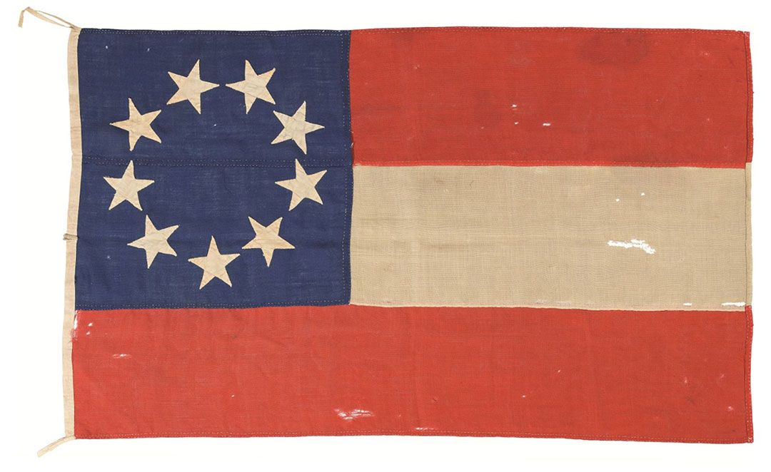 1861 9 star flag