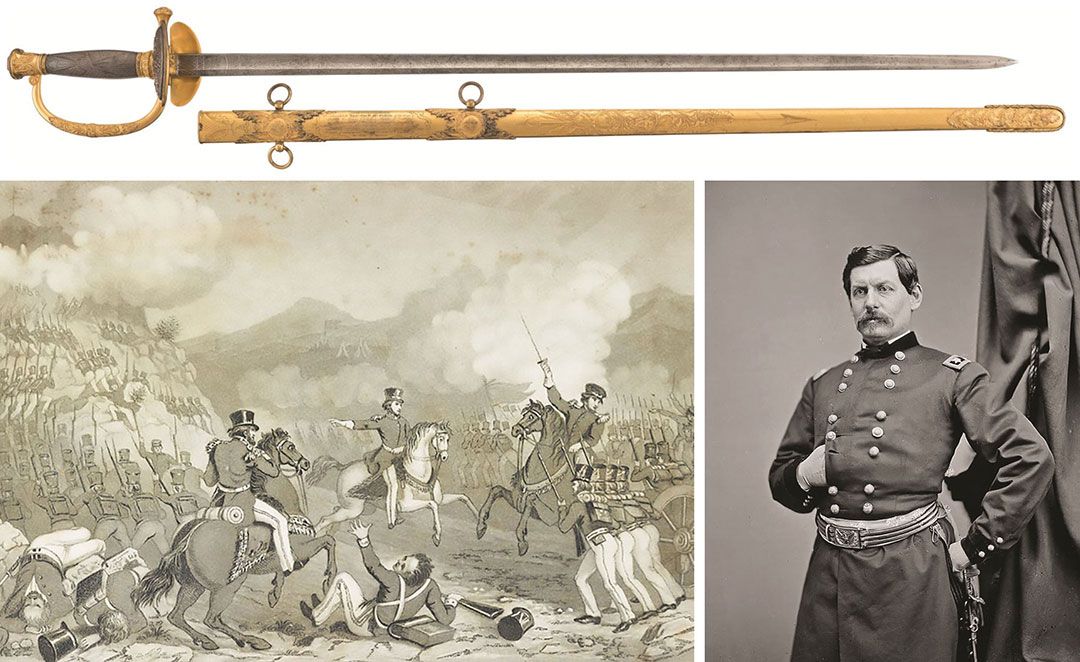 George McClellan's presentation sword from 1840 during the Mexican American War