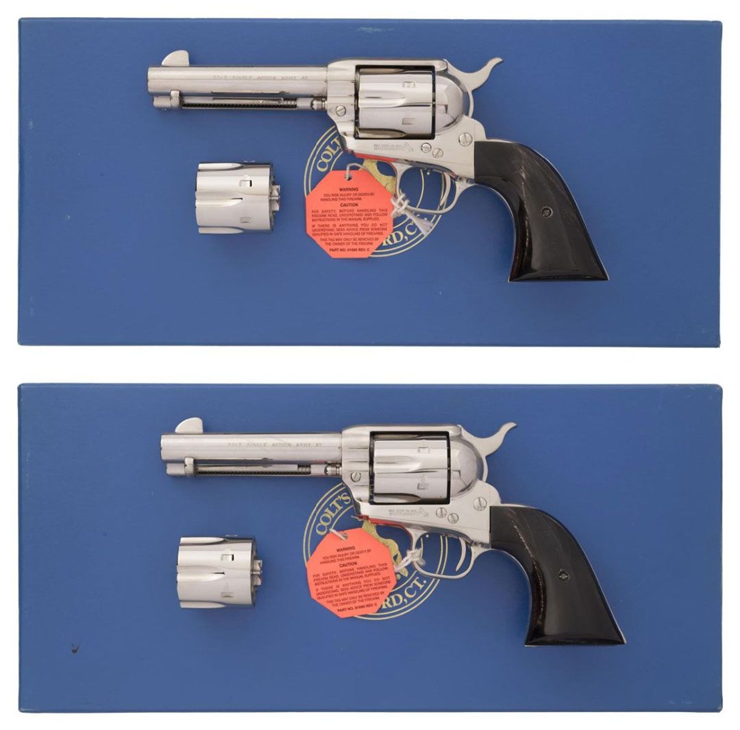 Two-Colt-3rd-Gen-SAA-Revolvers