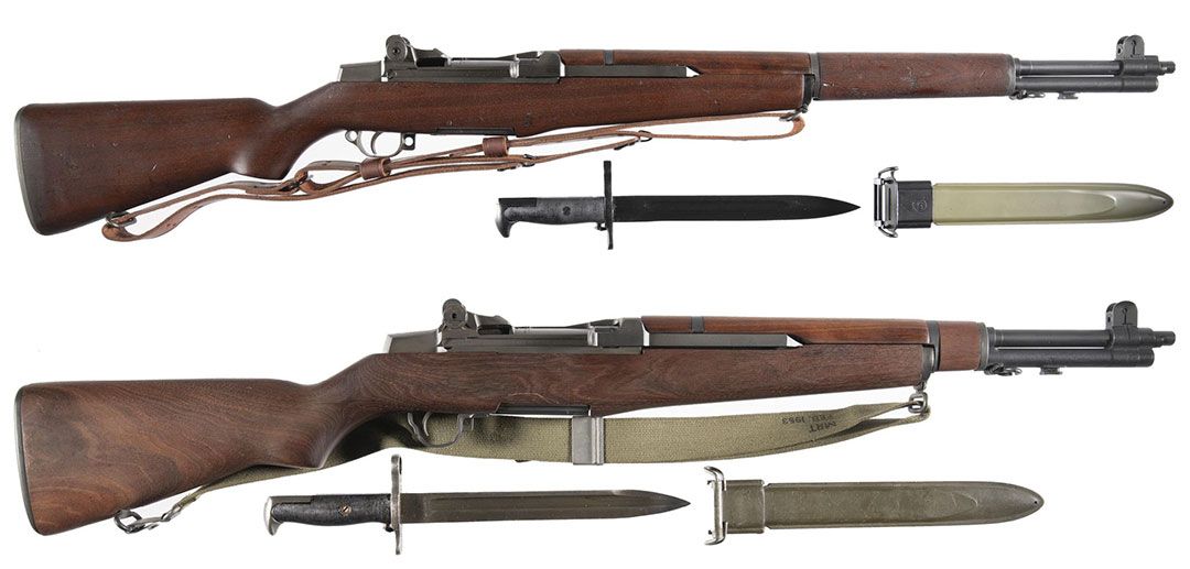 Two-Springfield-Armory-M1-Garand-Semi-Automatic-Rifles