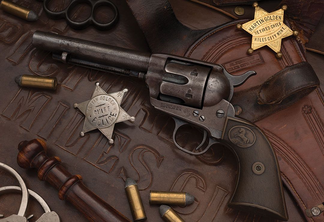 Chief Martin Goldens Colt Single Action Army a truly American gun