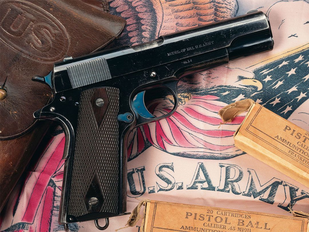 Scarce Colt Model 1911 a truly American gun