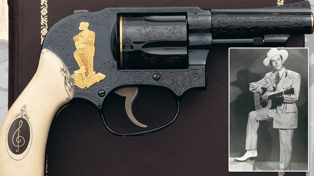 Factory-Engraved-and-Inlaid-Smith---Wesson-Model-49-Revolver