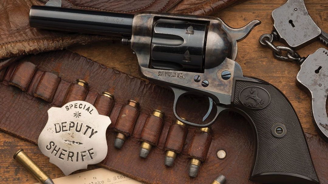 ntique-colt-single-action-sheriffs-model-revolver