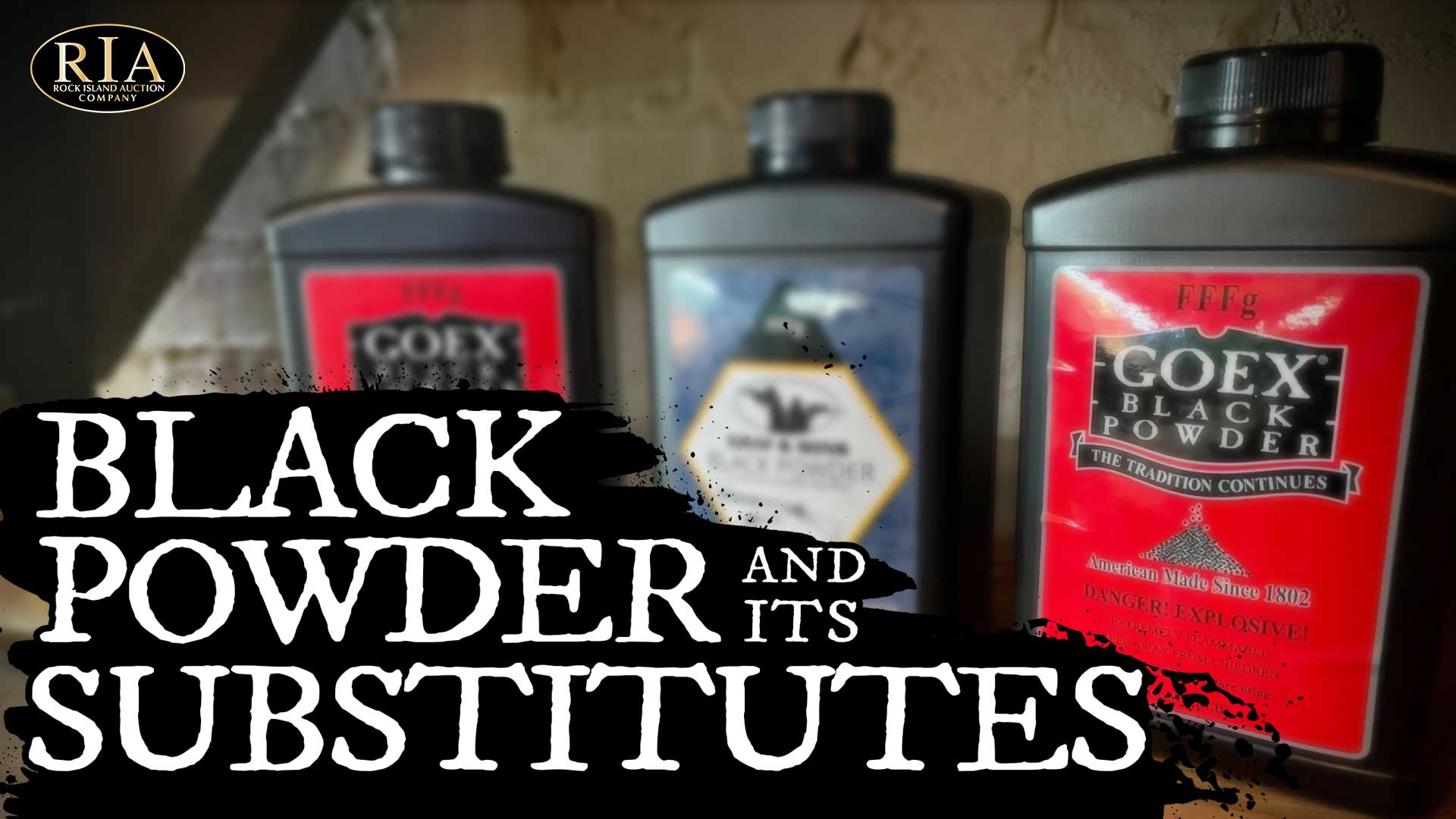 Black Powder and Black Powder Substitute