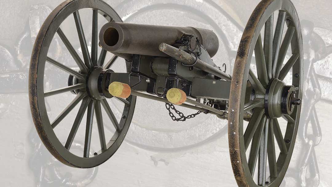Extremely-Rare-Award-Winning-Civil-War-Confederate-1862-Dated-Tredegar-Iron-Works-12-Pounder-Field-Howitzer-with-Carriage