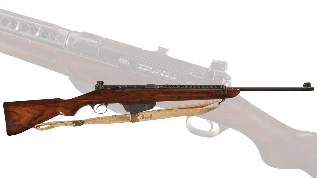 Vickers---Armstrong-Manufactured-Pedersen-Self-Loading-Carbine a predecessor to the Armalite AR-15