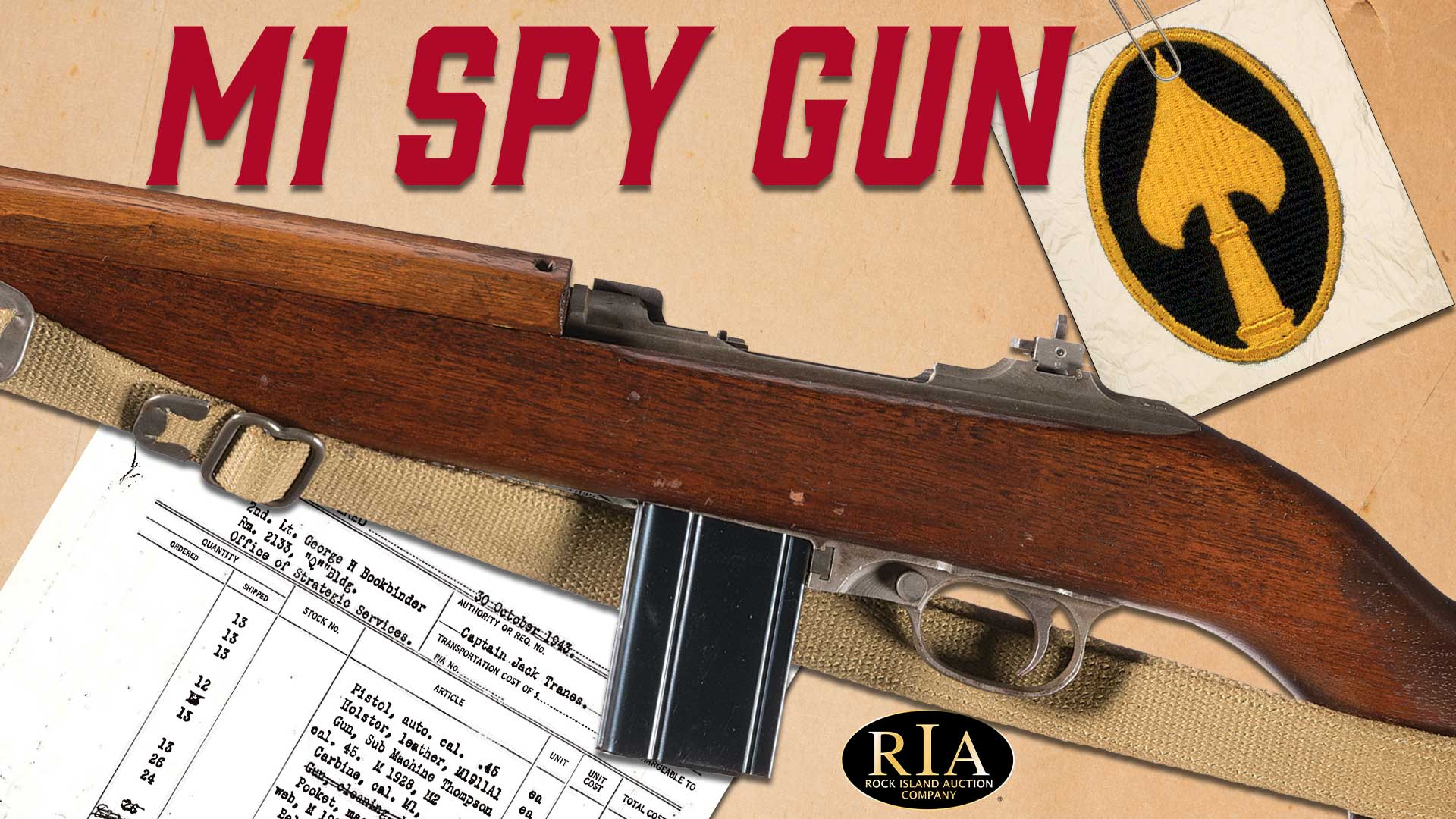 Spy Gun: OSS M1 Carbine