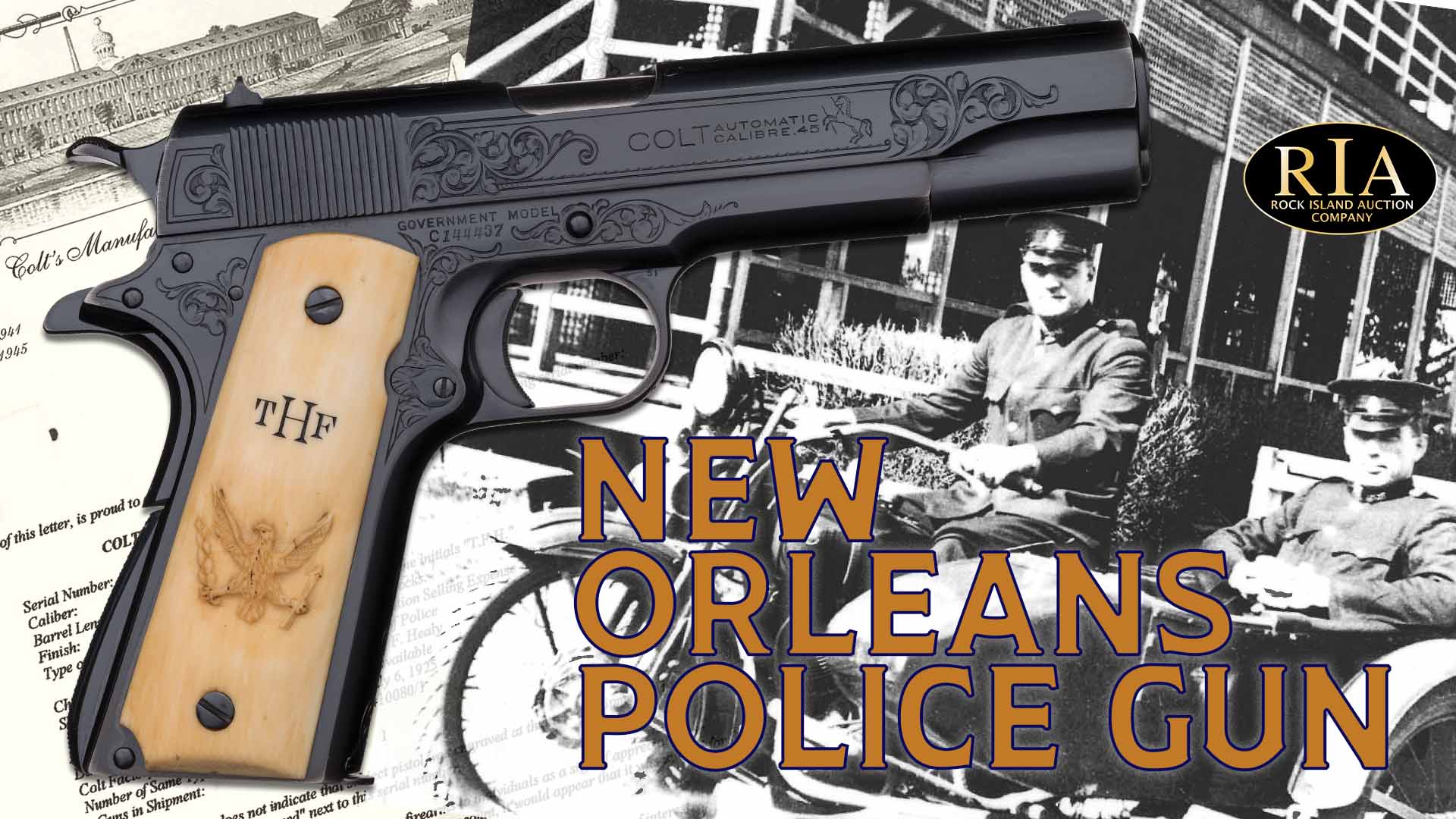 Thomas Healy's Colt and Prohibition Police Work