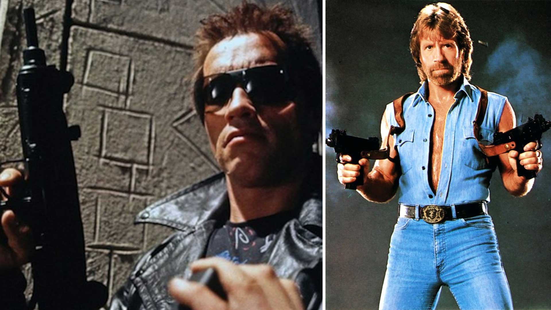 Terminator-and-Chuck-Norris-using-Uzis