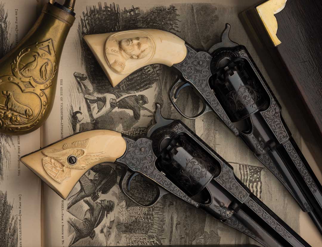 US-Grant-Remington-Revolvers-presented-in-1863