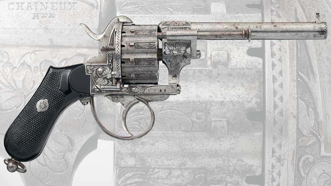 engraved-j-chaineux-brevete-twelveshot-pinfire-revolver